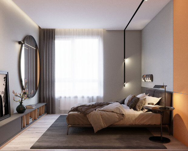 Фото из портфолио Квартира в Москве в ЖК HEADLINER – фотографии дизайна интерьеров на INMYROOM