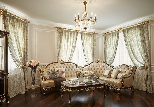 Фото из портфолио Квартира в ЖК «Континенталь» - Роскошный замок для троих – фотографии дизайна интерьеров на INMYROOM