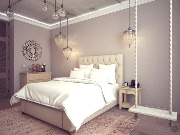 Фото из портфолио Квартира с качелей – фотографии дизайна интерьеров на INMYROOM