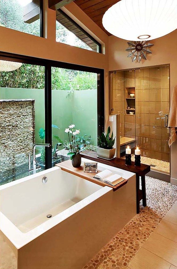 Фотография: Ванная в стиле Лофт, Восточный – фото на INMYROOM