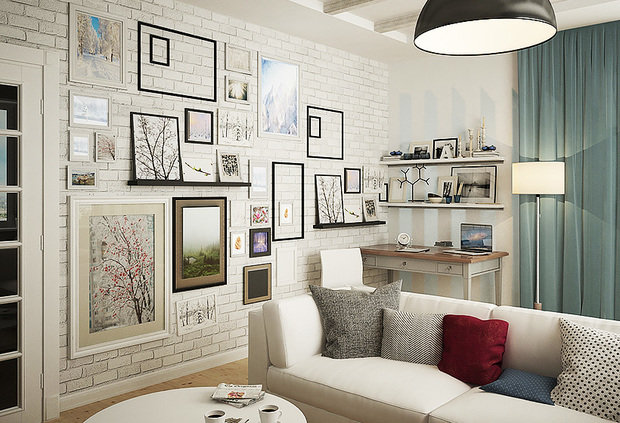 Фото из портфолио ЛОФТ В БЕЛОМ КИРПИЧЕ – фотографии дизайна интерьеров на INMYROOM