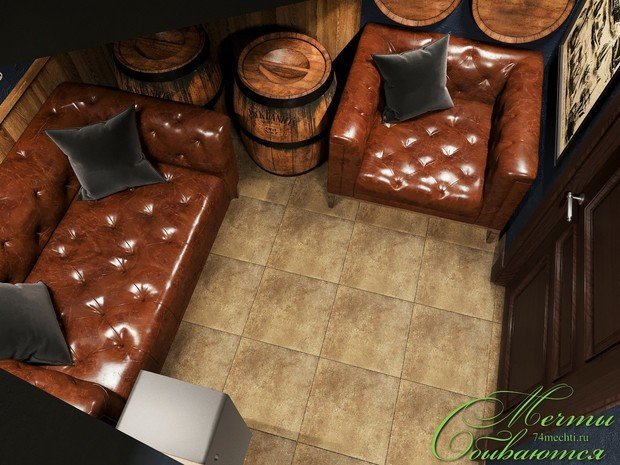 Фото из портфолио Бильярд на крыше – фотографии дизайна интерьеров на INMYROOM