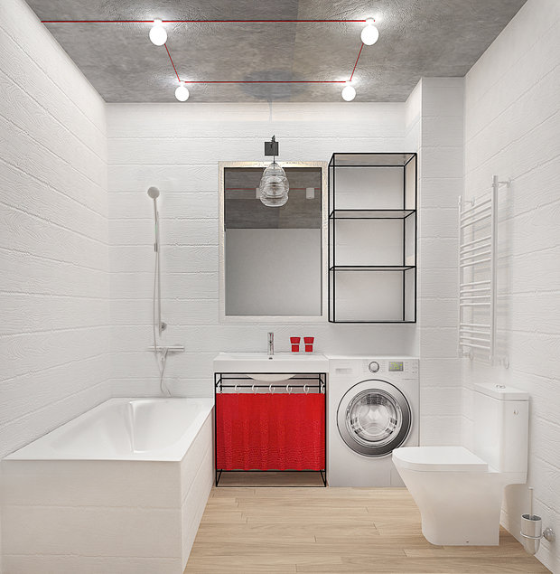 Фото из портфолио Маленькая квартира в стиле Лофт – фотографии дизайна интерьеров на INMYROOM