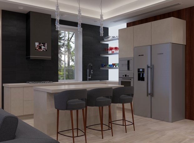 Фото из портфолио 11 Загородный дом в ЖК "Бристоль" – фотографии дизайна интерьеров на INMYROOM