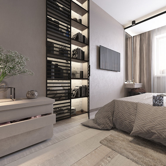 Фото из портфолио Ленинский проспект – фотографии дизайна интерьеров на INMYROOM