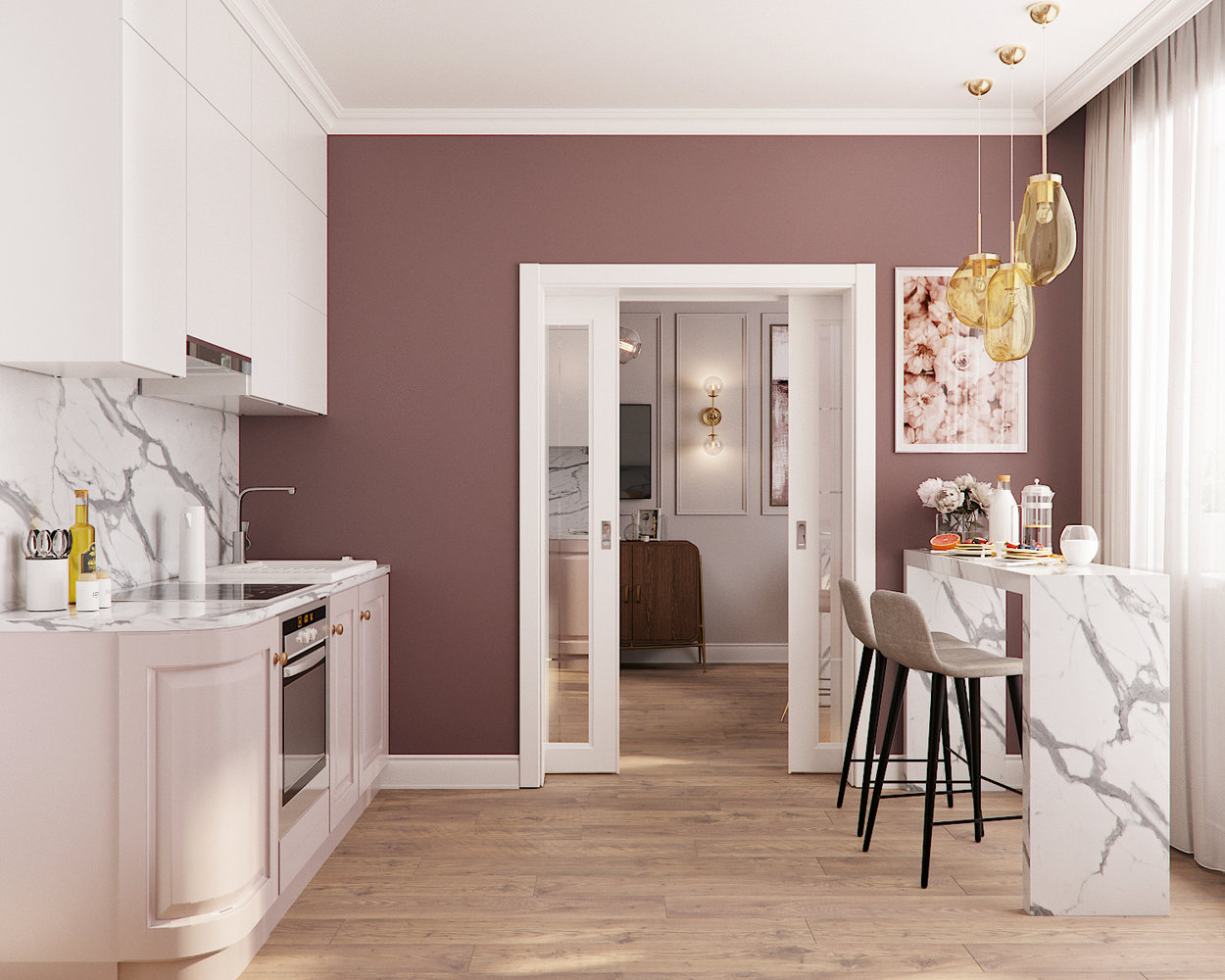 Фотография: Кухня и столовая в стиле Современный, Квартира, Проект дня, Московская область, 3 комнаты, 60-90 метров, Монолитно-кирпичный, Анастасия Кудряшова, ЖК «Клязьминская высота», ПРЕМИЯ INMYROOM – фото на INMYROOM Фотография: Кухня и столовая в стиле Современный, Квартира, Проект дня, Московская область, 3 комнаты, 60-90 метров, Монолитно-кирпичный, Анастасия Кудряшова, ЖК «Клязьминская высота», ПРЕМИЯ INMYROOM – фото на INMYROOM