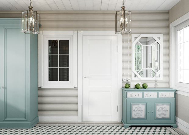Фотография: Прихожая в стиле Прованс и Кантри, Дом, Проект недели, Подмосковье, Московская область, 4 и больше, Более 90 метров, Новоглаголево, Евгений Жданов, Студия GP Project, Павел Годяев – фото на INMYROOM