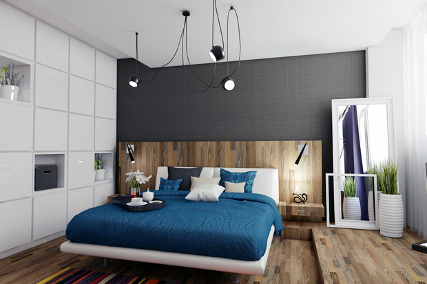 Фото из портфолио Дизайн двухуровневого пентхауза с видом на лес – фотографии дизайна интерьеров на INMYROOM