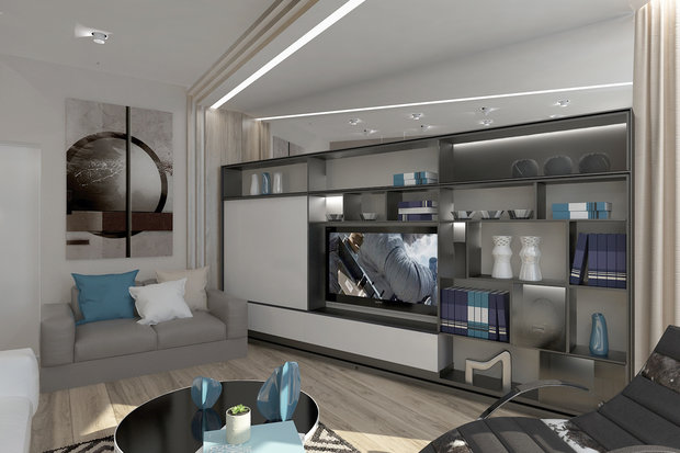 Фото из портфолио Зал – фотографии дизайна интерьеров на INMYROOM