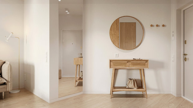 Фото из портфолио Однокомнатная квартира СПб, 45 м2 – фотографии дизайна интерьеров на INMYROOM