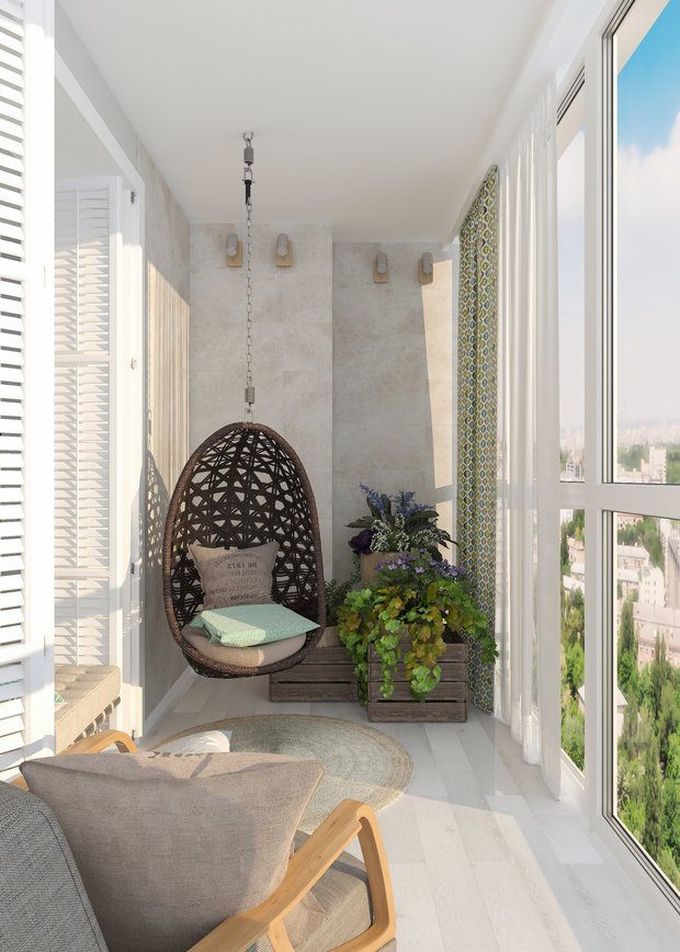 Фото из портфолио Лоджия "Fiesta" – фотографии дизайна интерьеров на INMYROOM