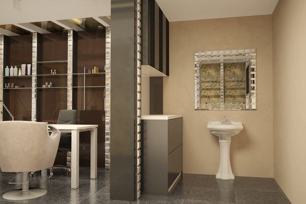 Фото из портфолио Салон красоты "Только ты" – фотографии дизайна интерьеров на INMYROOM