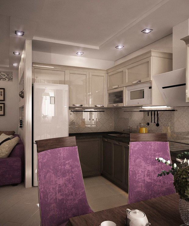 Фото из портфолио 3к.кв. в ЖК "Атлант" (83,2 кв.м) – фотографии дизайна интерьеров на INMYROOM