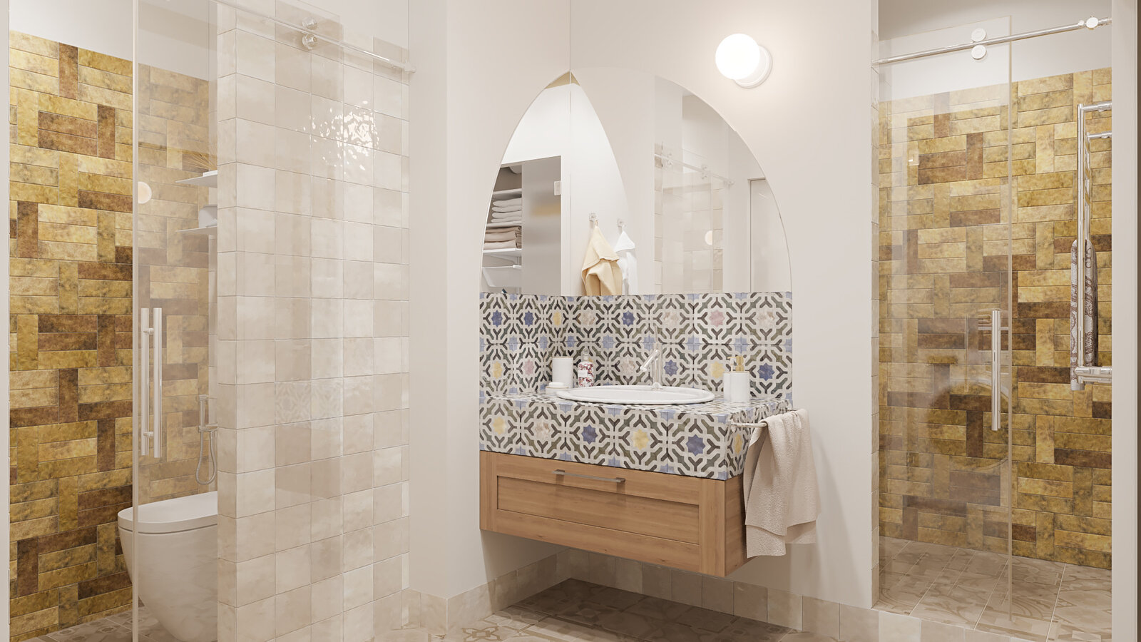 Фотография: Ванная в стиле Современный, Восточный, Эклектика, Квартира, Проект недели, 4 и больше, 60-90 метров, Алена Чекалина, Котельники, Дизайн-студия Алены Чекалиной – фото на INMYROOM Фотография: Ванная в стиле Современный, Восточный, Эклектика, Квартира, Проект недели, 4 и больше, 60-90 метров, Алена Чекалина, Котельники, Дизайн-студия Алены Чекалиной – фото на INMYROOM