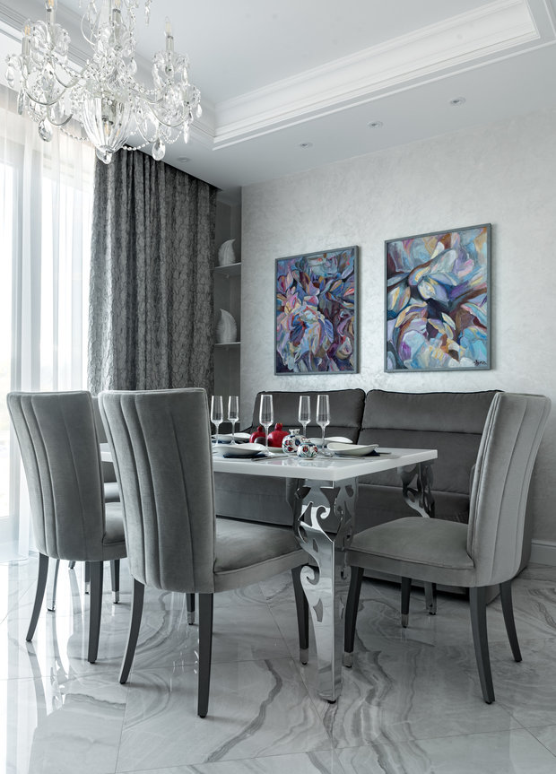 Фото из портфолио Неоклассический шик – фотографии дизайна интерьеров на INMYROOM