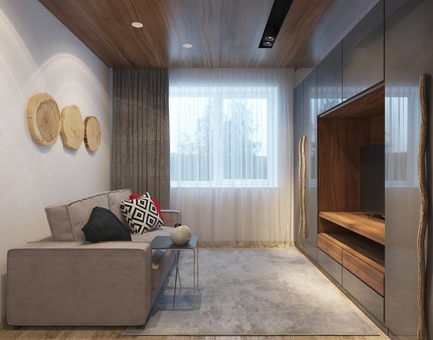 Фото из портфолио Камень, дерево и... – фотографии дизайна интерьеров на INMYROOM