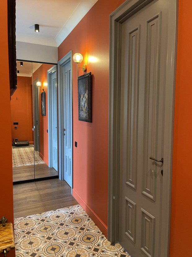 Фотография: Прихожая в стиле Скандинавский, Эклектика, Винтажный, Ремонт на практике – фото на INMYROOM