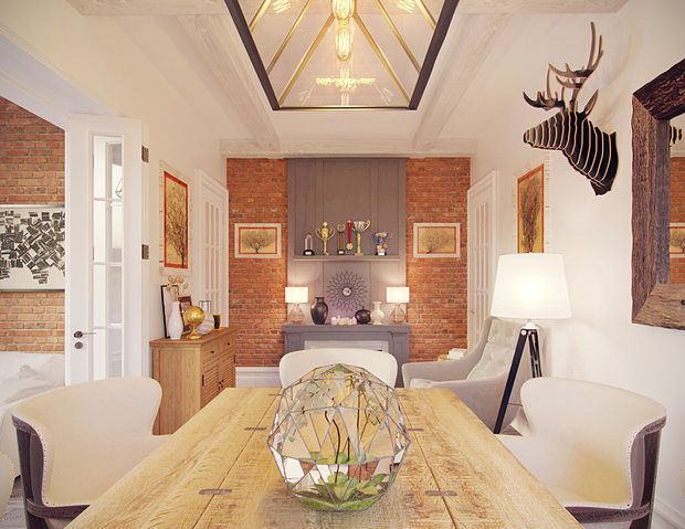 Фото из портфолио Летний дом – фотографии дизайна интерьеров на INMYROOM