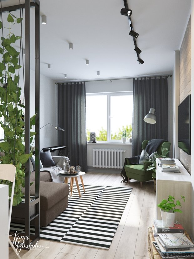 Фото из портфолио Квартира для музыкантов – фотографии дизайна интерьеров на INMYROOM