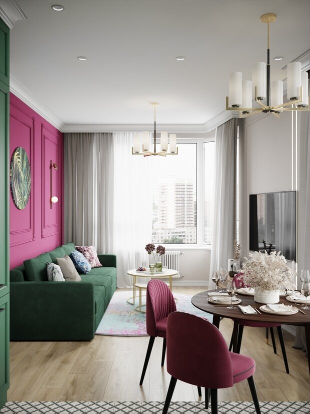 Фото из портфолио Квартира в ЖК «Символ», 90 м² – фотографии дизайна интерьеров на INMYROOM