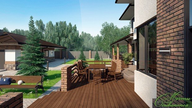 Фото из портфолио Дом со ступенчатым фасадом – фотографии дизайна интерьеров на INMYROOM