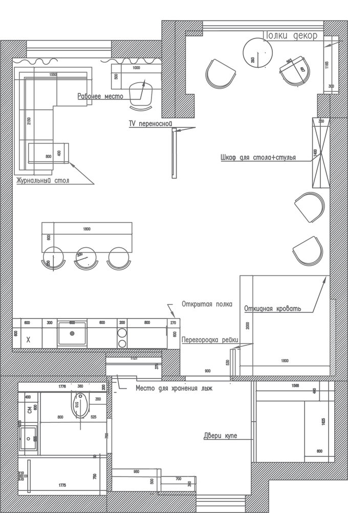 Фотография: Планировки в стиле , Квартира, Студия, Проект недели, Санкт-Петербург, Монолитный дом, 40-60 метров, Екатерина Логвинова, ЖК «Светлый мир «Внутри...» – фото на INMYROOM Фотография: Планировки в стиле , Квартира, Студия, Проект недели, Санкт-Петербург, Монолитный дом, 40-60 метров, Екатерина Логвинова, ЖК «Светлый мир «Внутри...» – фото на INMYROOM