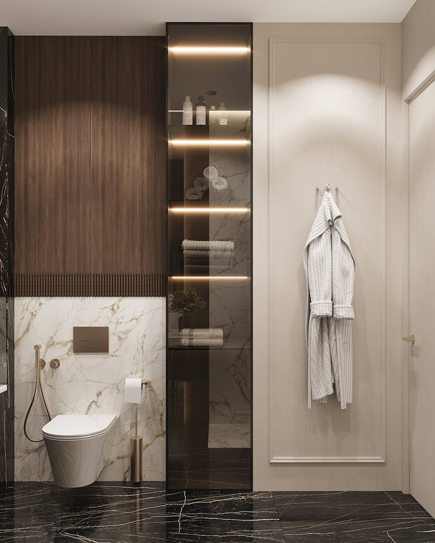 Фото из портфолио Дизайн интерьера квартиры в ЖК «Событие» в современном стиле – фотографии дизайна интерьеров на INMYROOM