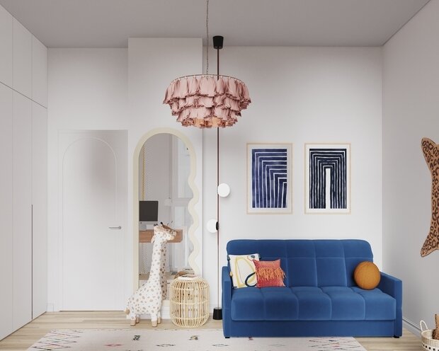 Фотография: Детская в стиле Современный, Эко, Бохо, Квартира, Проект дня, Москва, 3 комнаты, 60-90 метров, terracotta.buro, Илона Рафикова – фото на INMYROOM