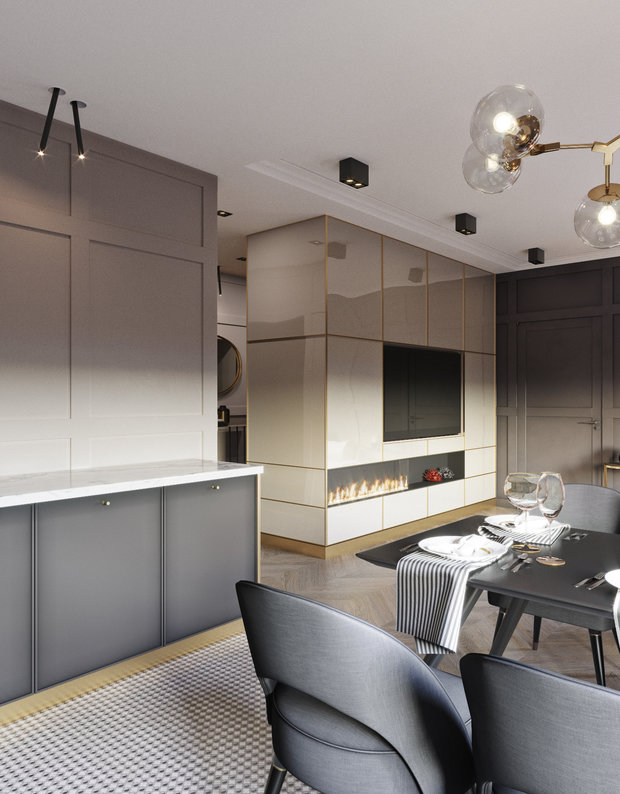 Фото из портфолио Квартира в Москве – фотографии дизайна интерьеров на INMYROOM