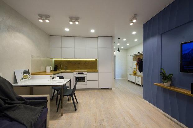 Фото из портфолио Интерьер. Нотки синего – фотографии дизайна интерьеров на INMYROOM