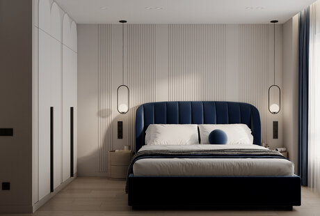 Квартира в ЖК 2й Нагатинский (Спальня)