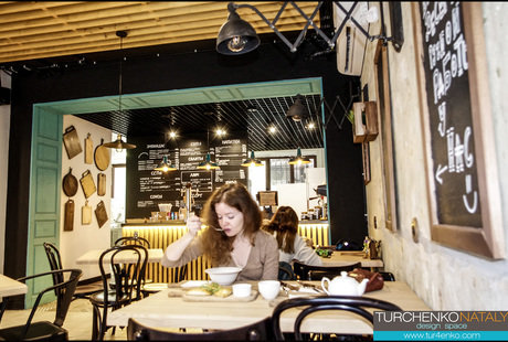 Дизайн пекарни Empanadasbar в Москве. Фото
