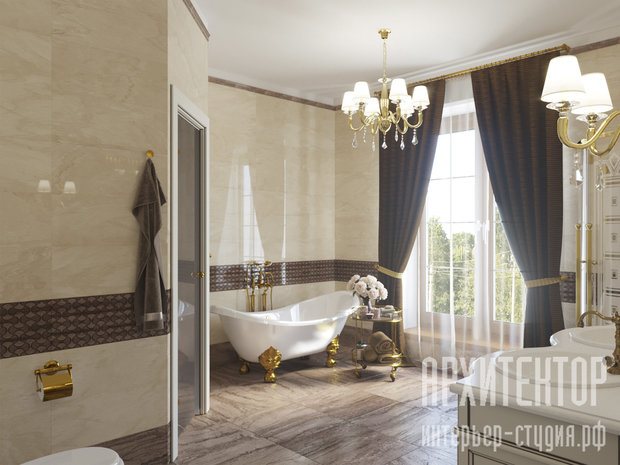 Фото из портфолио Загородный дом, 250 м2 – фотографии дизайна интерьеров на INMYROOM