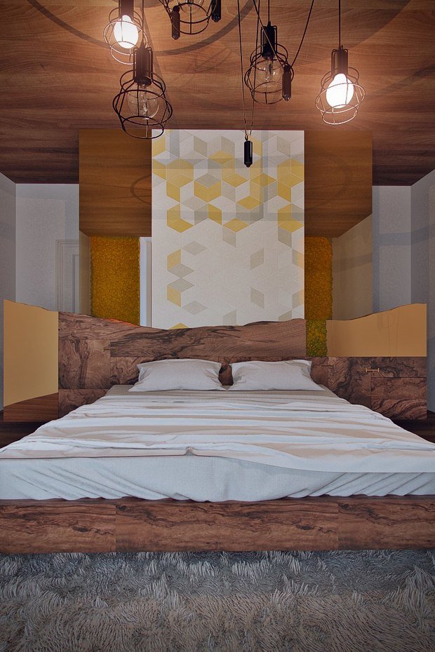 Фотография: Спальня в стиле Лофт, Эклектика, Дом, Минимализм, Проект недели, Эко – фото на INMYROOM