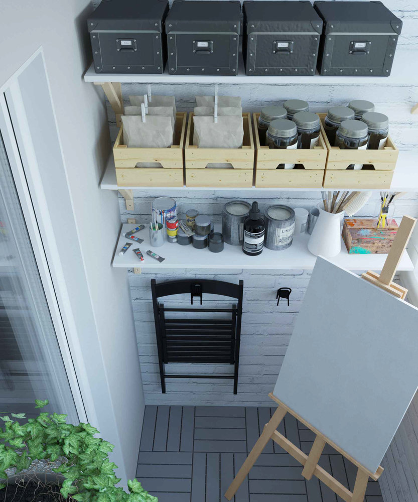 Фотография: Балкон в стиле Скандинавский, Гид, ИКЕА, П-44 – фото на INMYROOM Фотография: Балкон в стиле Скандинавский, Гид, ИКЕА, П-44 – фото на INMYROOM