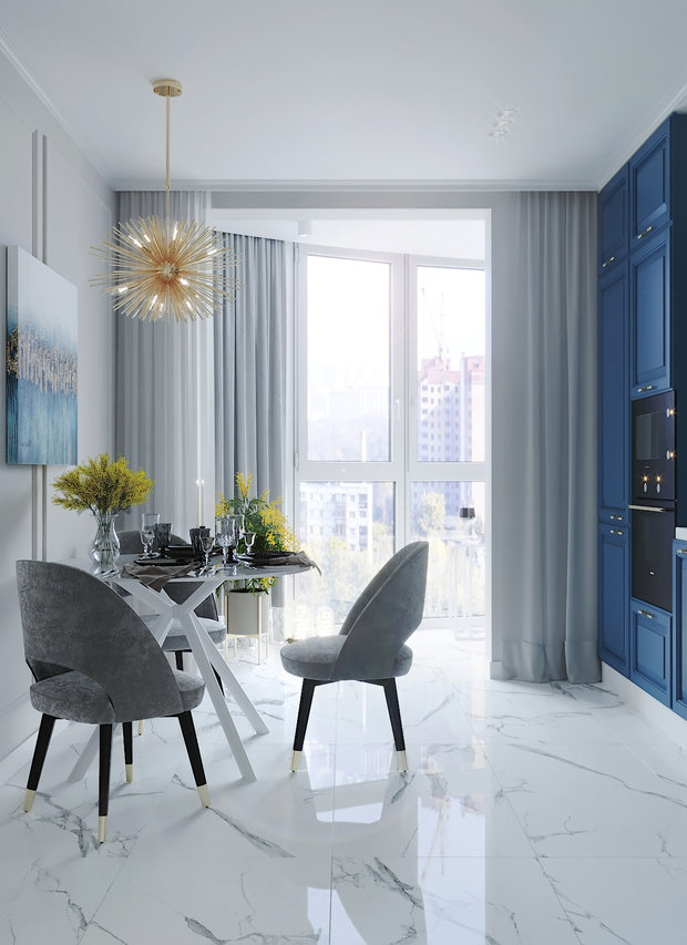 Фото из портфолио ДИЗАЙН ОДНОКОМНАТНОЙ КВАРТИРЫ 49,3 КВ.М В ПОДОЛЬСКЕ – фотографии дизайна интерьеров на INMYROOM