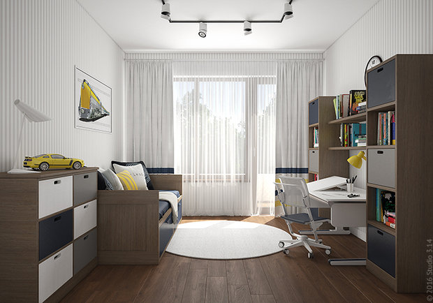 Фото из портфолио Подмосковная соната – фотографии дизайна интерьеров на INMYROOM