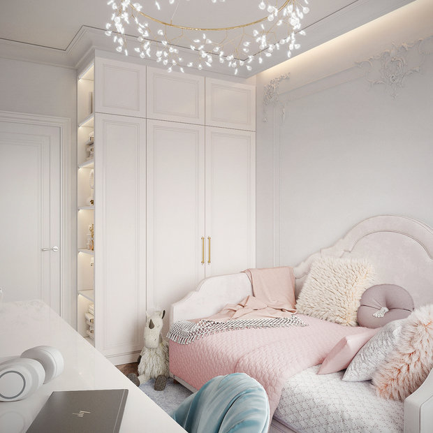 Фото из портфолио Детская для девочки – фотографии дизайна интерьеров на INMYROOM