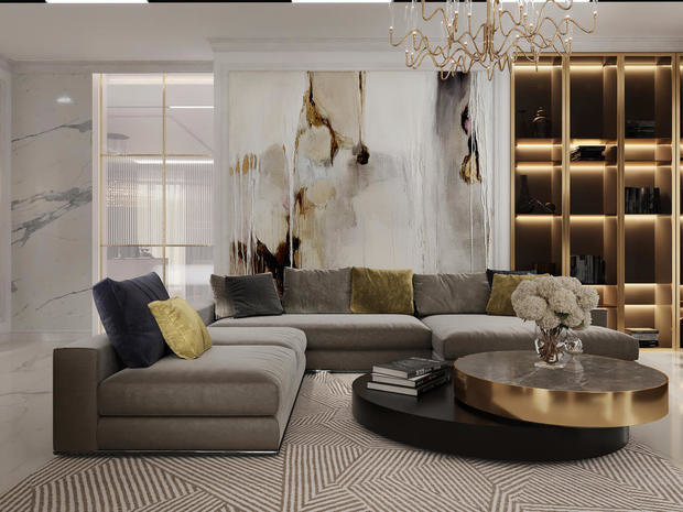 Фото из портфолио ЖК Петровский квартал на воде - 345 кв.метров – фотографии дизайна интерьеров на INMYROOM