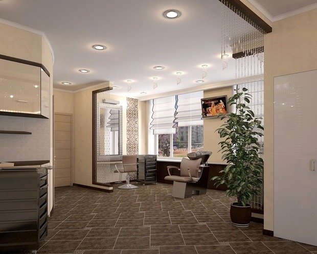Фото из портфолио Салон красоты в бежевой гамме – фотографии дизайна интерьеров на INMYROOM