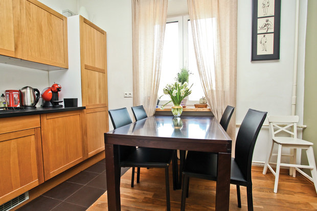 Фотография: Кухня и столовая в стиле Современный, Квартира, Дома и квартиры, Перепланировка – фото на INMYROOM