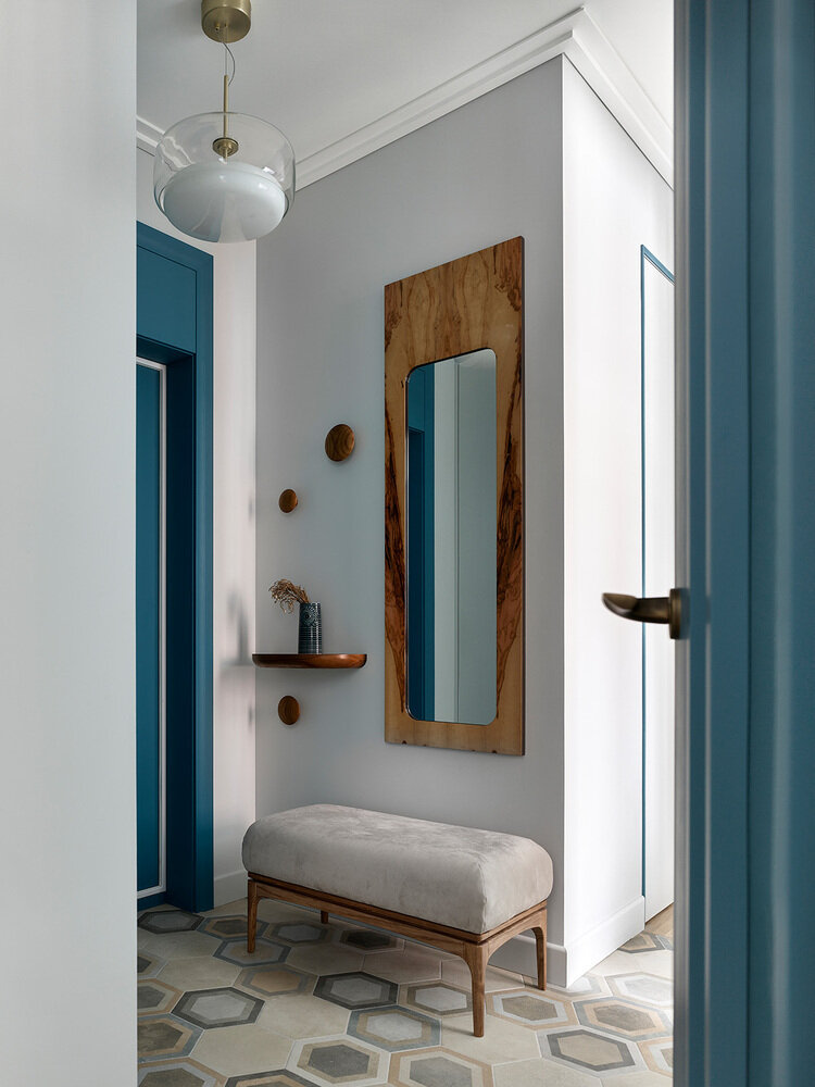 Фотография: Прихожая в стиле Современный, Квартира, Проект недели, Москва, Монолитный дом, 3 комнаты, 40-60 метров, Анастасия Холопцева – фото на INMYROOM