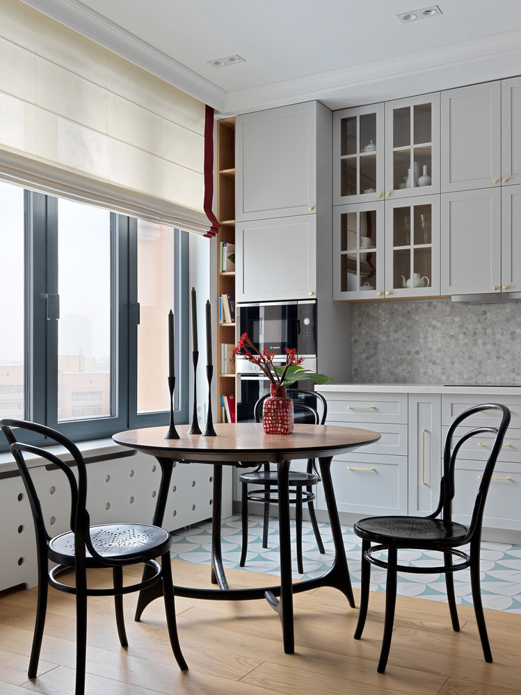 Фотография: Кухня и столовая в стиле Современный, Квартира, Проект недели, Москва, 4 и больше, Более 90 метров, Ксения Мезенцева – фото на INMYROOM