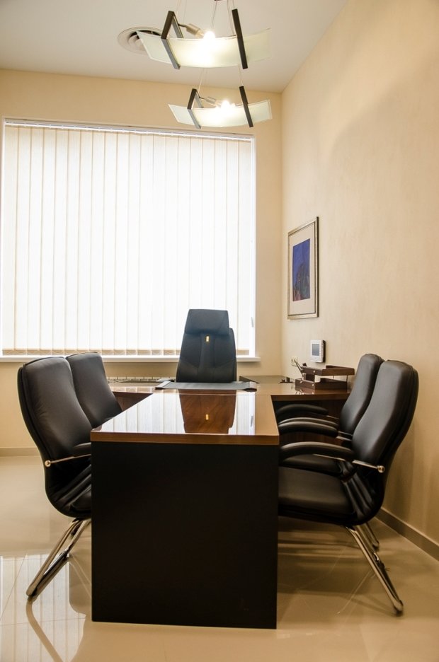 Фото из портфолио Готова 3-я очередь офиса компании – фотографии дизайна интерьеров на INMYROOM