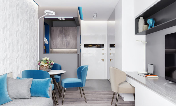 Фото из портфолио Квартира в Петербурге 42 кв.м – фотографии дизайна интерьеров на INMYROOM