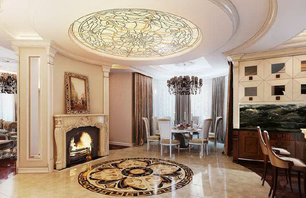 Фото из портфолио Аристократический образ особняка в Подмосковье – фотографии дизайна интерьеров на INMYROOM