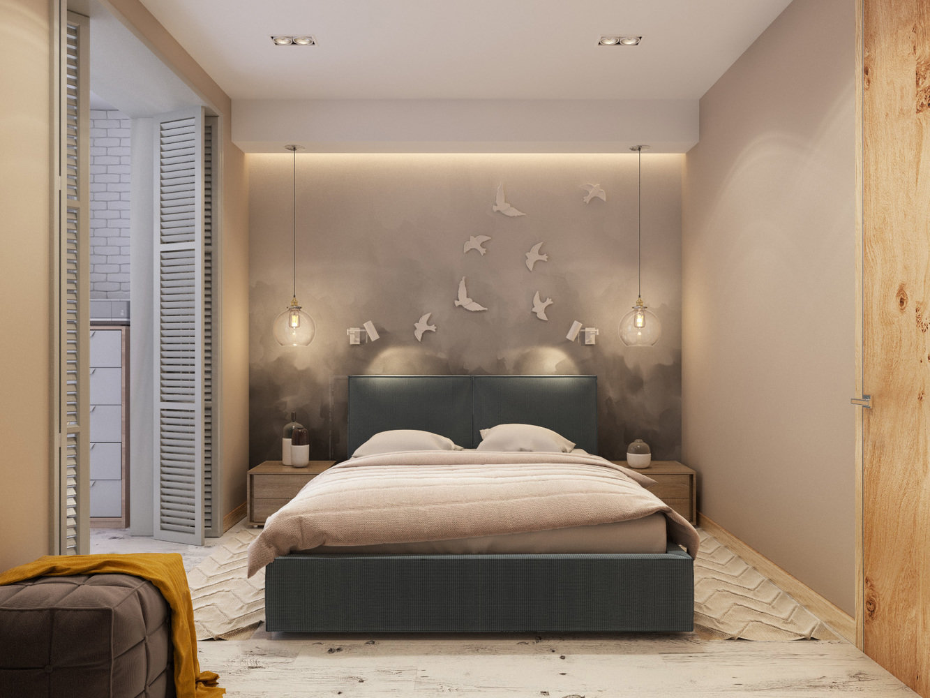 Фотография: Спальня в стиле Современный, Минимализм, Эклектика, Квартира, Проект недели, Монолитный дом, 3 комнаты, 60-90 метров, Москав, Liberta Interior, Инна Кликина – фото на INMYROOM Фотография: Спальня в стиле Современный, Минимализм, Эклектика, Квартира, Проект недели, Монолитный дом, 3 комнаты, 60-90 метров, Москав, Liberta Interior, Инна Кликина – фото на INMYROOM