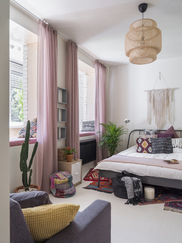 Фото из портфолио Небольшая квартира в стиле boho-chic – фотографии дизайна интерьеров на INMYROOM