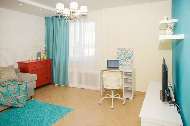 Фото из портфолио Реализация. Квартира 45 кв.м. на Романова – фотографии дизайна интерьеров на INMYROOM