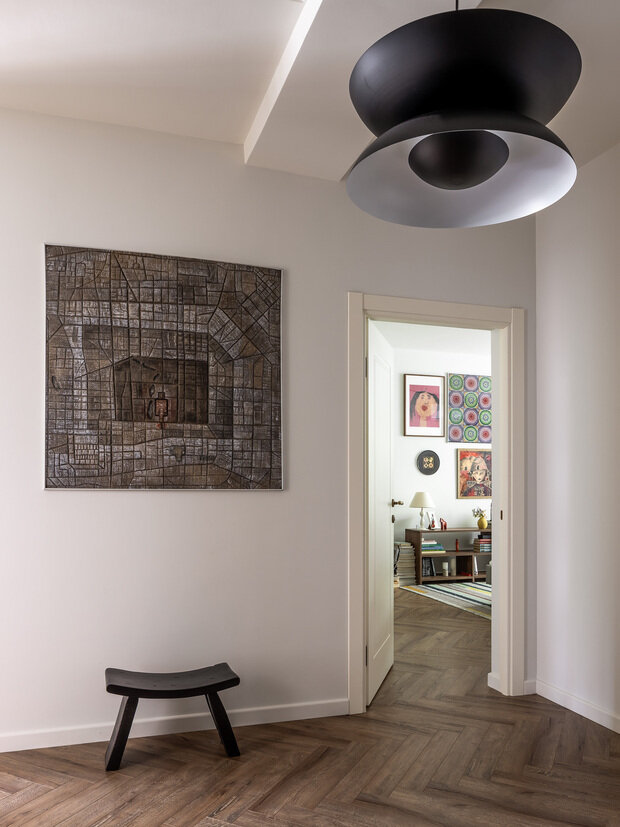 Фотография: Прихожая в стиле Скандинавский, Эклектика, Квартира, Проект недели, 3 комнаты, 60-90 метров, Уфа, Лилия Асфандиярова – фото на INMYROOM